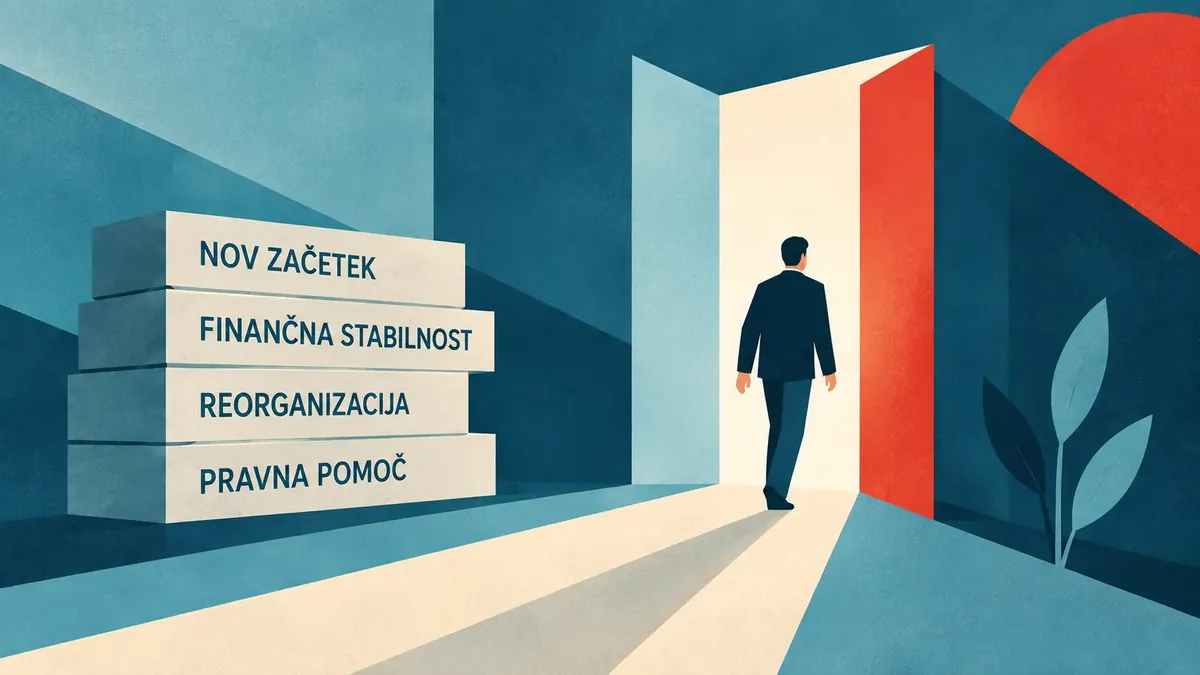 Ilustracija novega začetka po finančni reorganizaciji